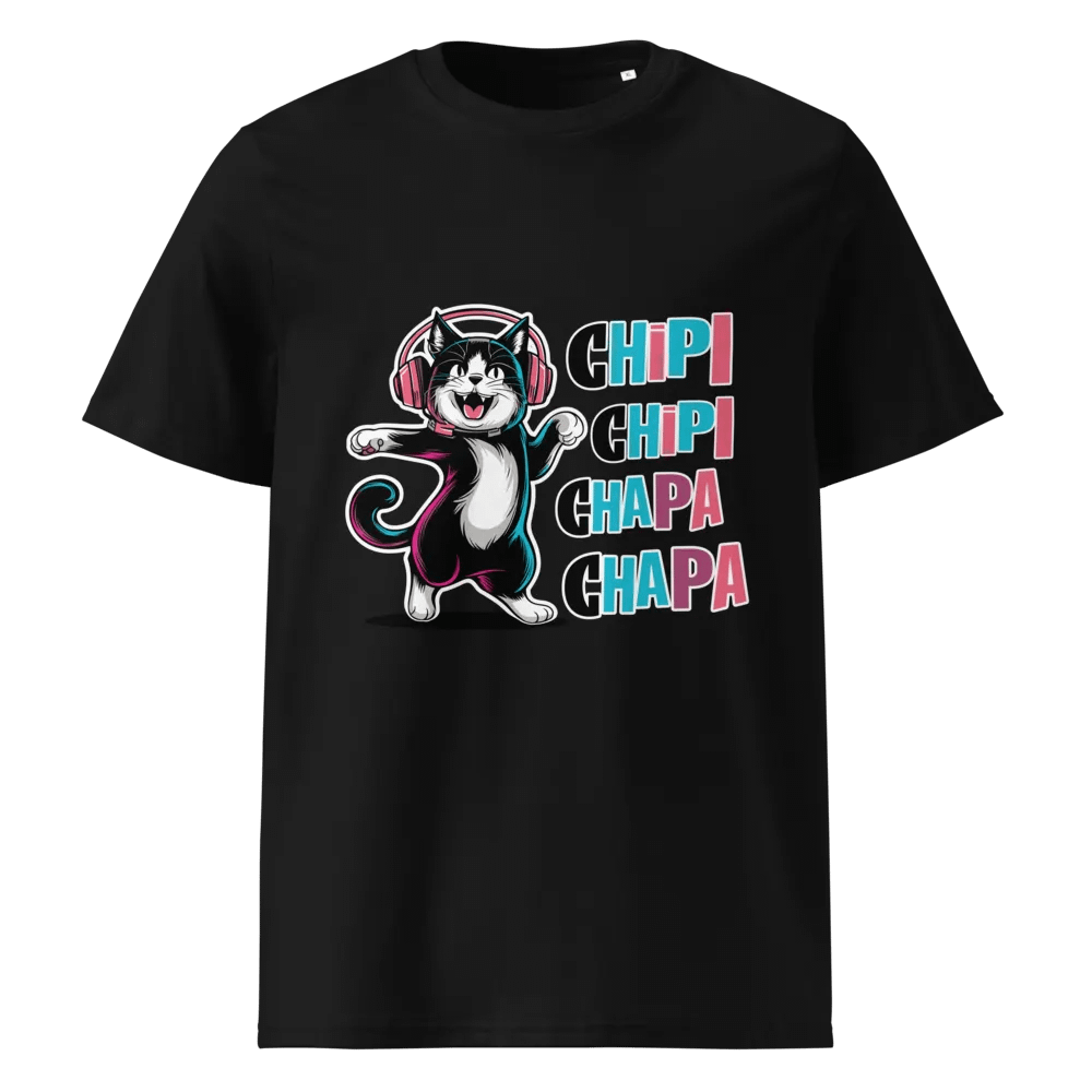 Chipi Chapa Dibi Daba Dancing Cat - Organic Cotton T-Shirt product image (1)