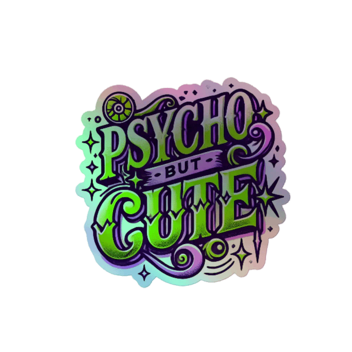 Cute&Psycho Sticker product image (2)