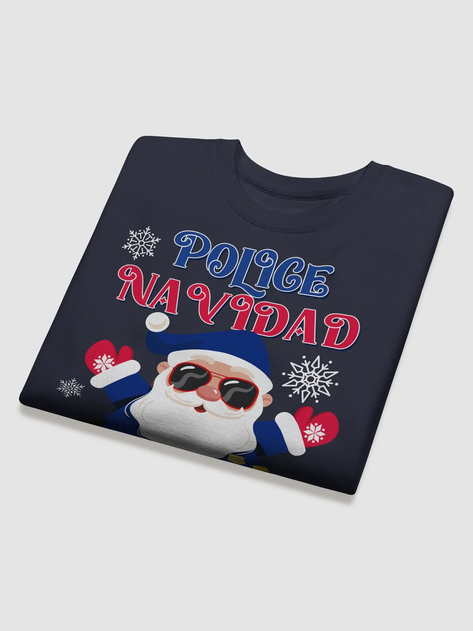 Police Navidad Christmas Sweatshirt product image (15)