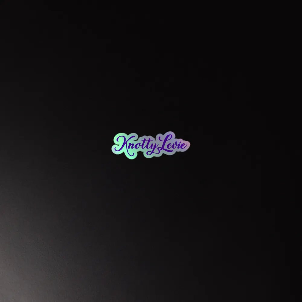 Knotty Holographic Sticker product image (2)