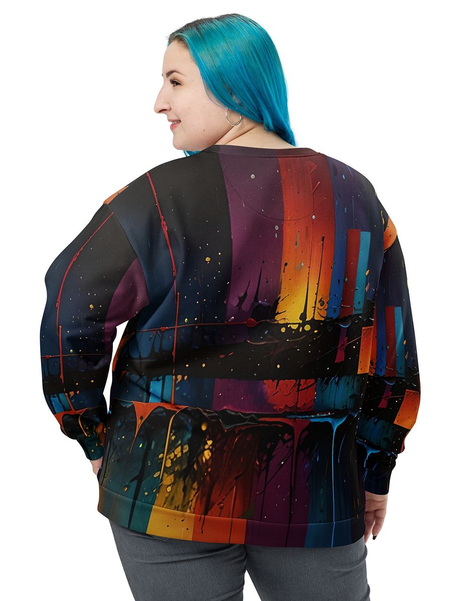 Acrylics All-Over Print Recycled Unisex Sweatshirt product image (5)