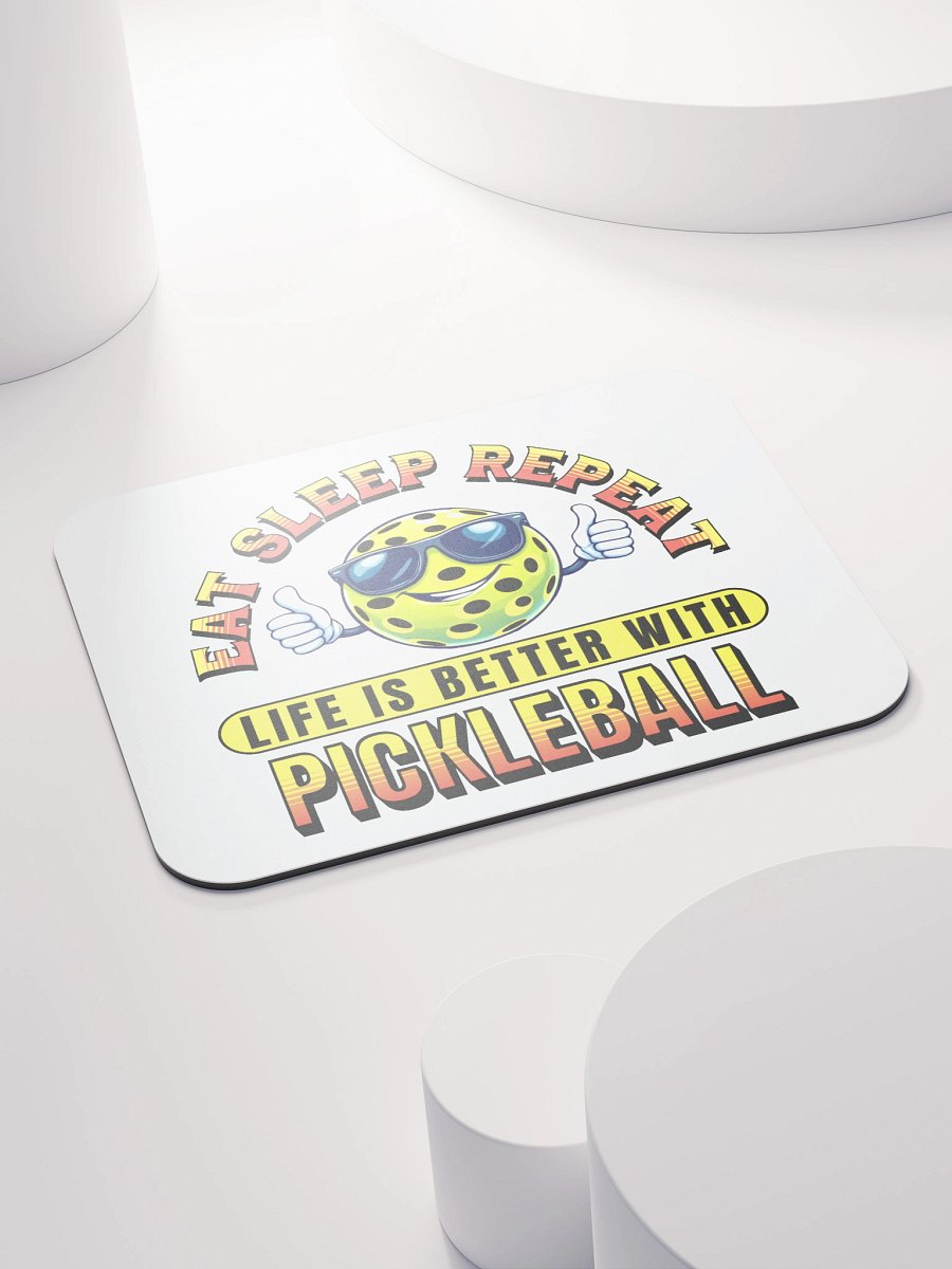 Eat Sleep Repeat Pickleball Thumbs Up Vibes Mouse Pad product image (4)