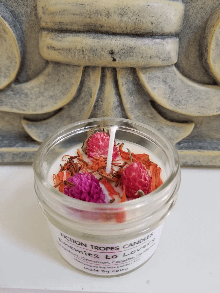 Mini Enemies to Lovers Candle (Fiction Tropes Candles) product image (2)