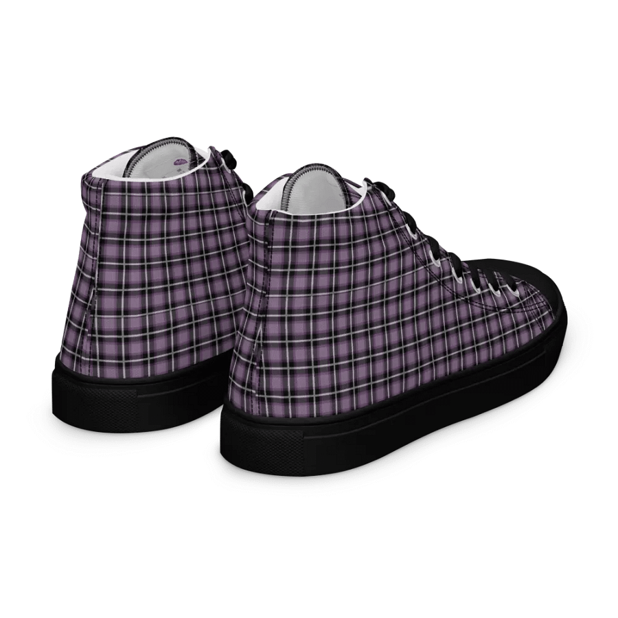 Women's Purple Plaid Perfection High-tops product image (5)