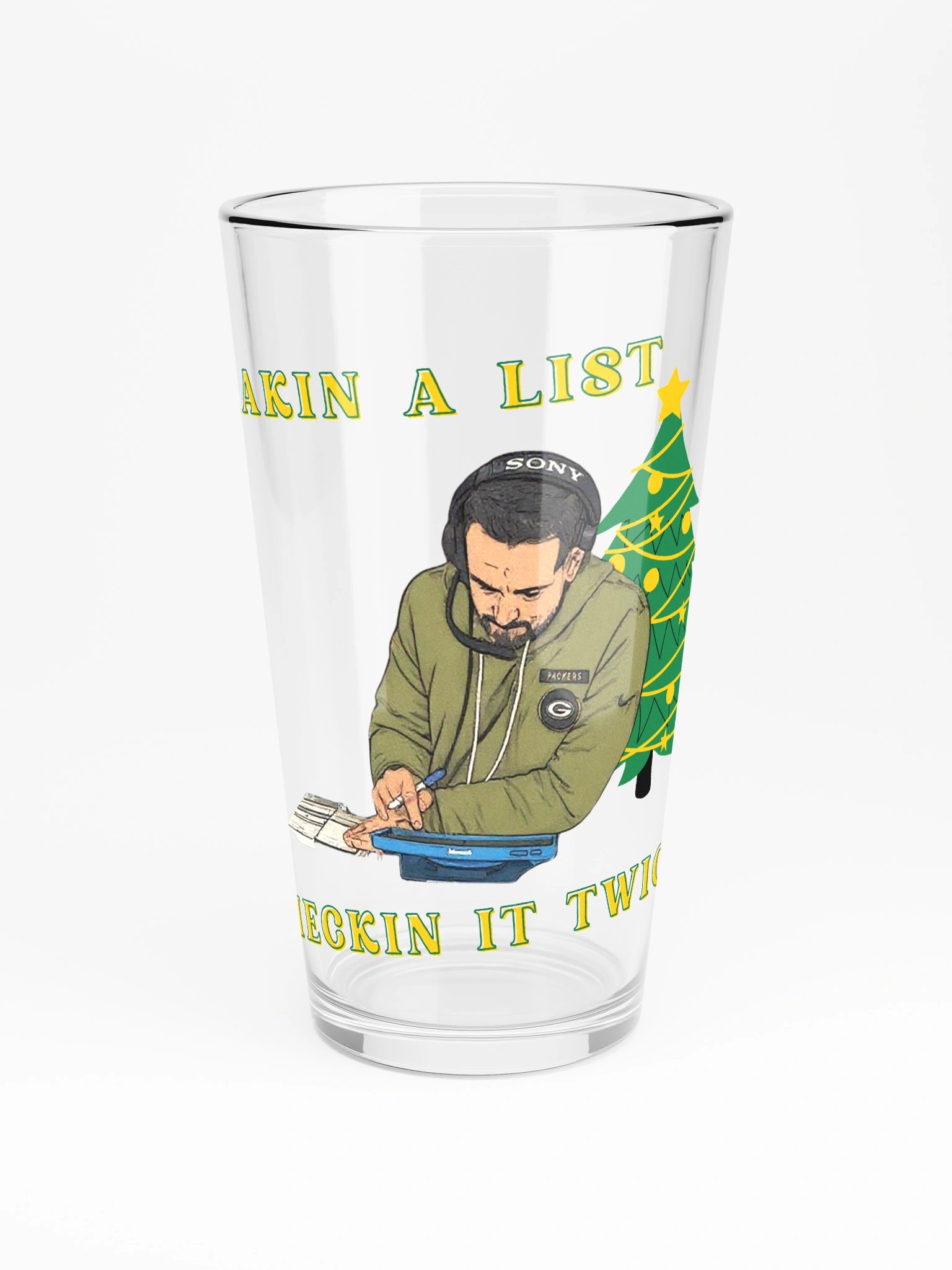 Makin a List Shaker Pint Glass product image (3)