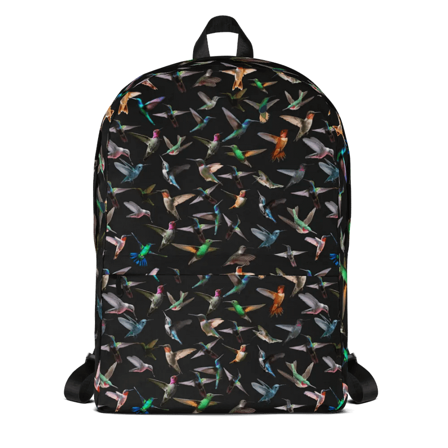 Vibrant Hummingbird Flight Backpack for birders moms dads friends product image (9)