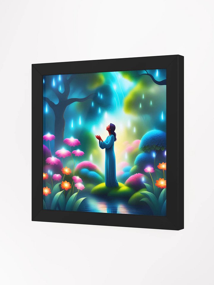A Whisper Can Bloom a Garden - Framed High-Quality Matte Poster product image (2)