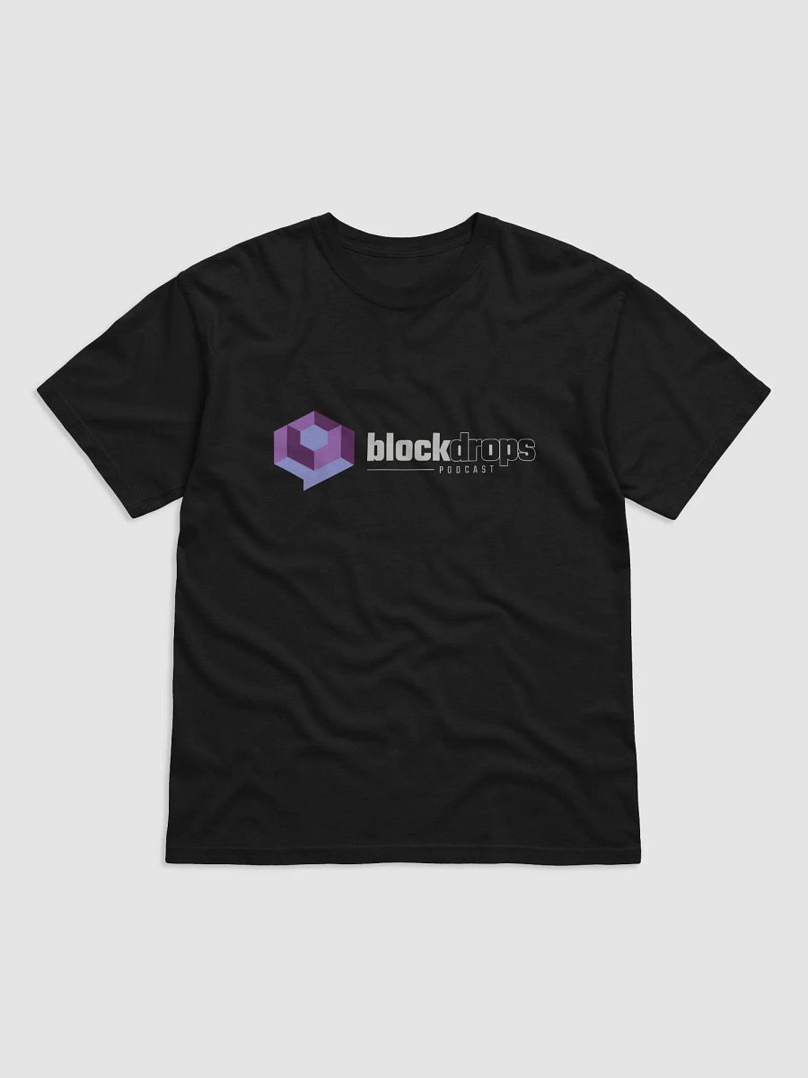 BlockDrops Tee - White Logo product image (1)