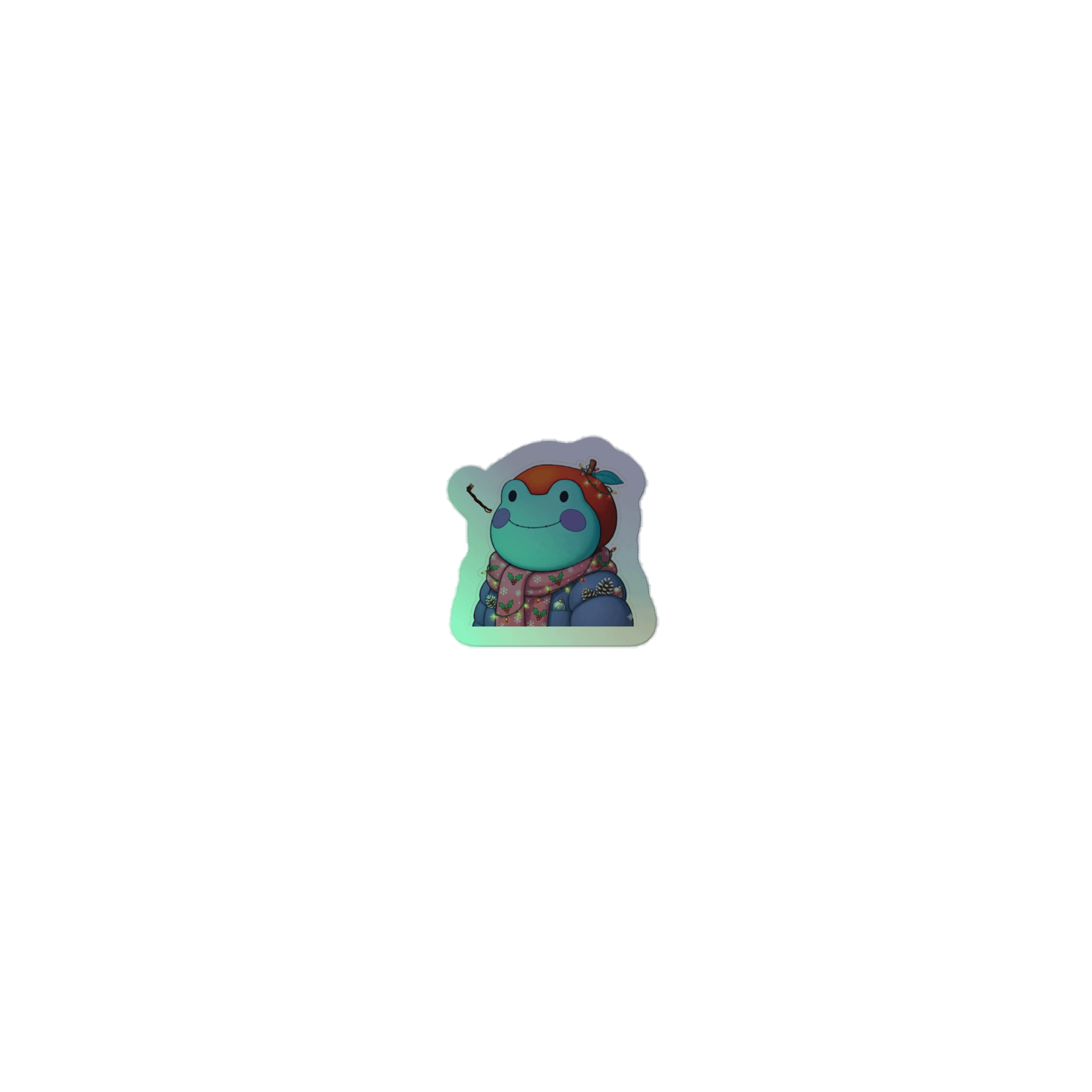 Exclusive GhostyTongue Holiday Holographic Sticker product image (1)