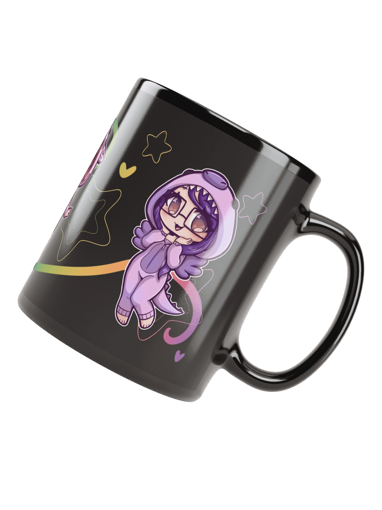 Tux2, MissieB12, and Mama_MJ Onesies! Collab Mug Black product image (8)