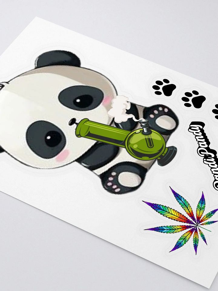 Bubbly Panda +6 Sticker Set product image (2)