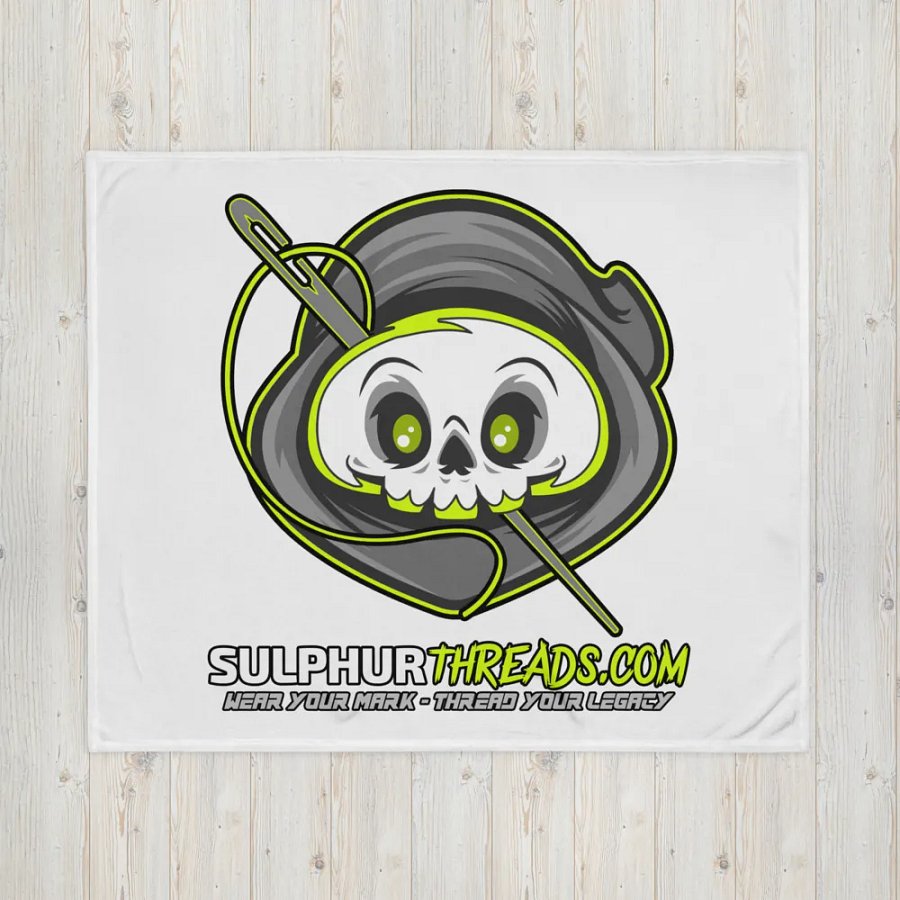 SulphurThreads Logo Throw Blanket product image (16)