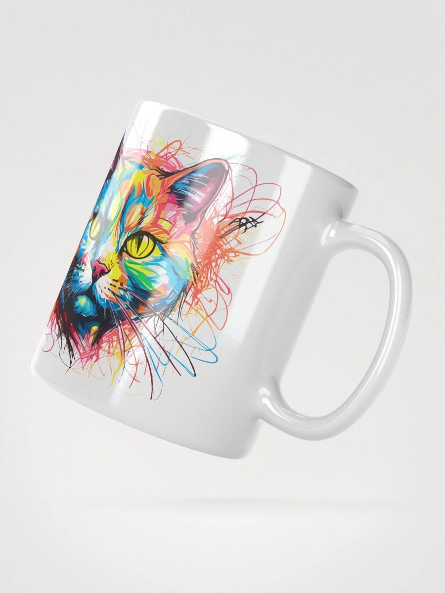 Graffiti Scribbles Cat 2 , Mug product image (3)