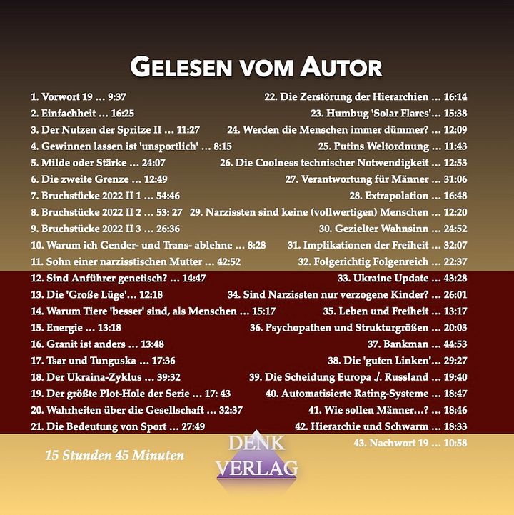 Gedankenspiele 19 - Hörbuch product image (2)