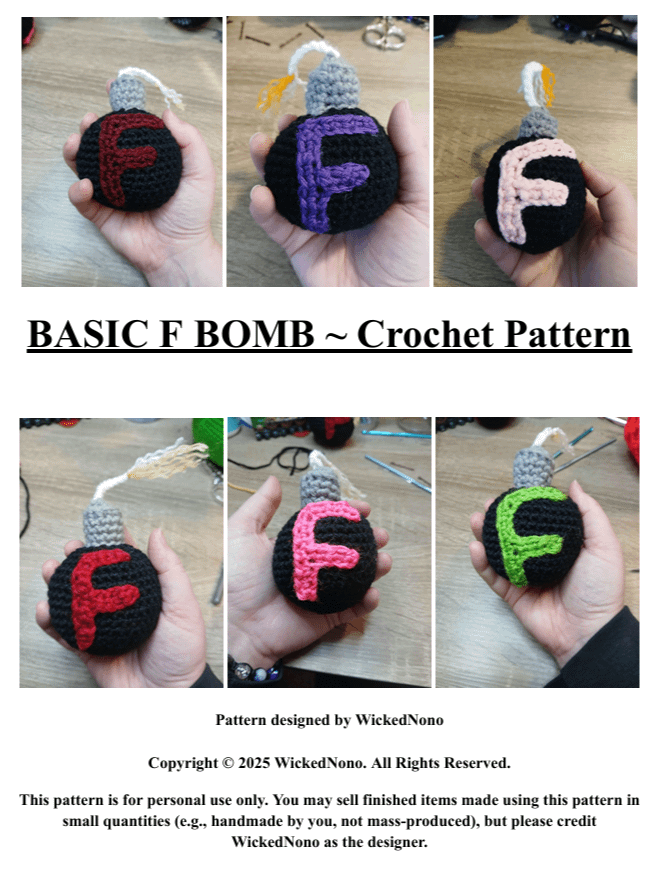 Basic F Bomb *THE PATTERN* product image (1)