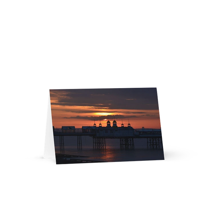 British Pier Sunrise (Greeting Card) product image (1)