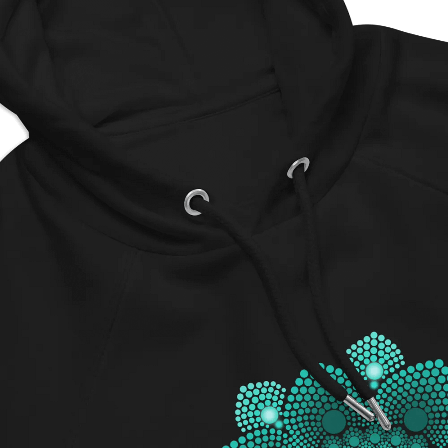 Turquoise Dot Mandala Unisex Eco Hoodie product image (9)