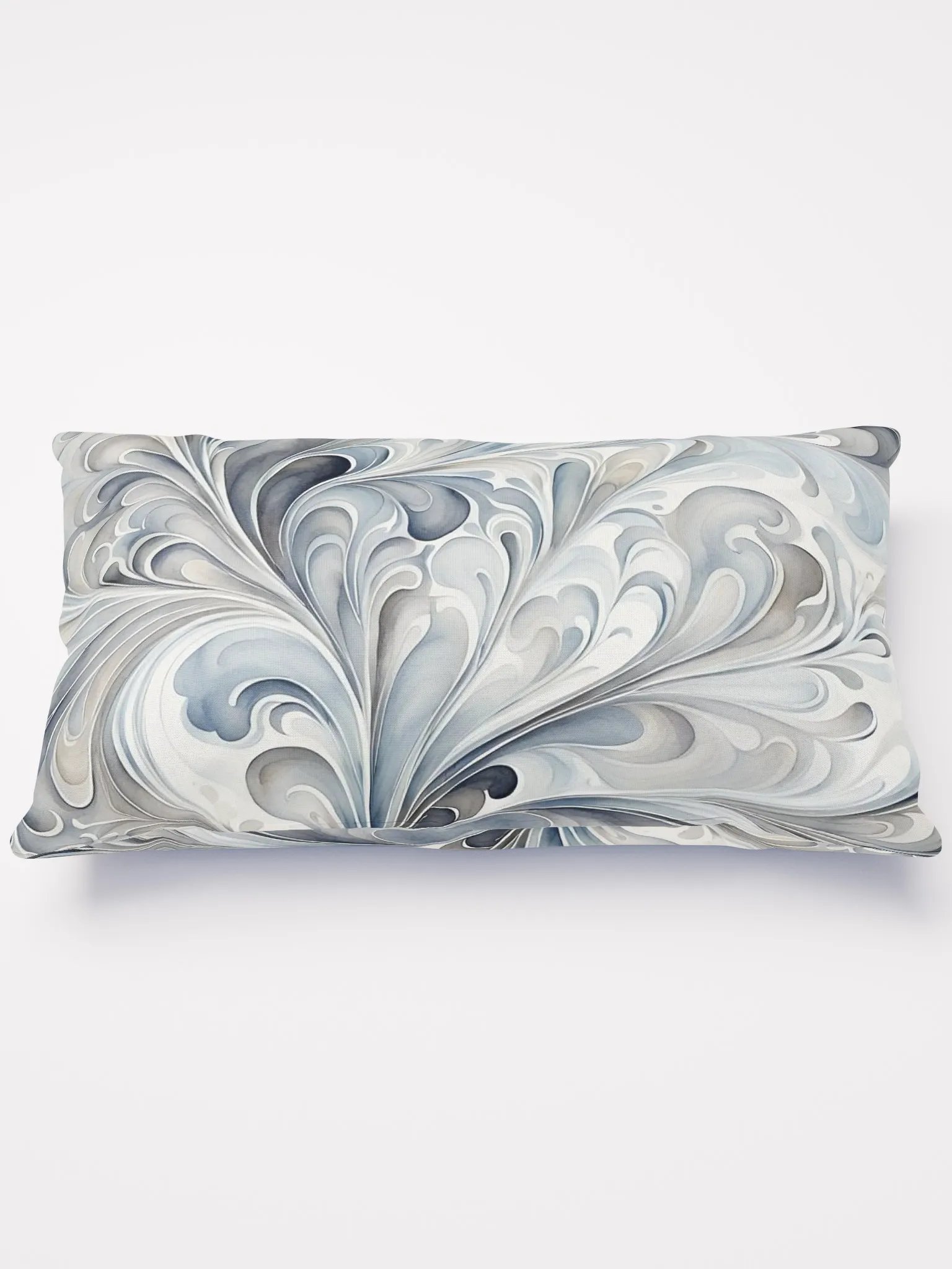 Gray Fractals Pillow product image (2)