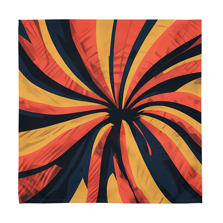 Vibrant Spiral Art Set Of 4 product image (1)