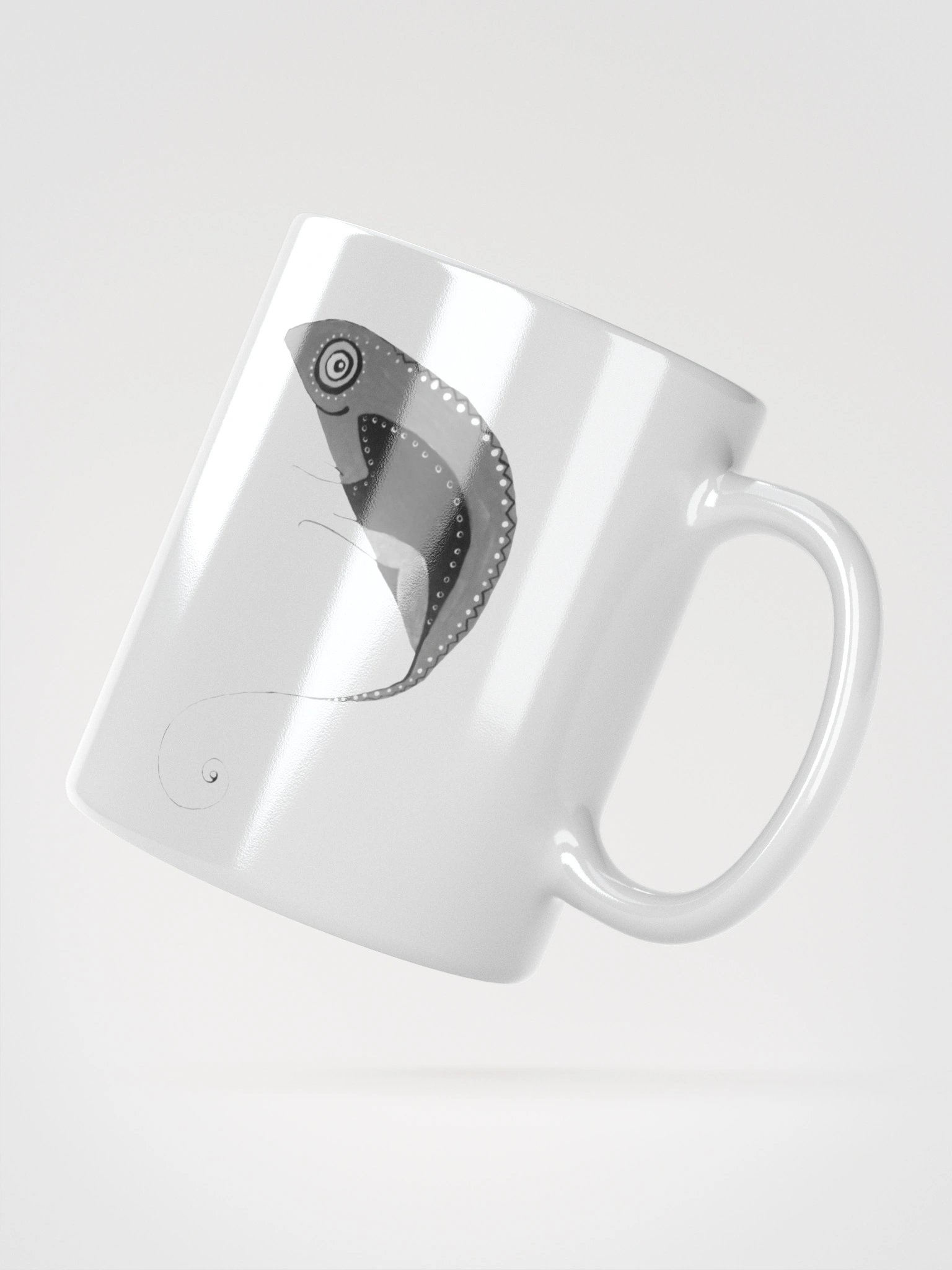 Mystic Lizard Trio - White Glossy Mug product image (5)