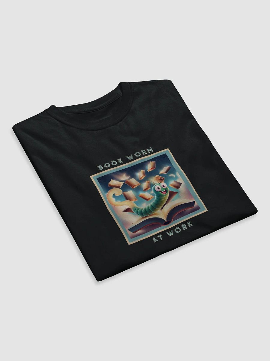 Book Worm at Work Econcious Unisex T-shirt product image (7)