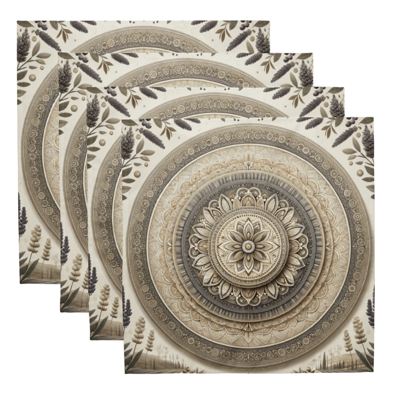 Lavish Botanical Mandala Napkins product image (5)