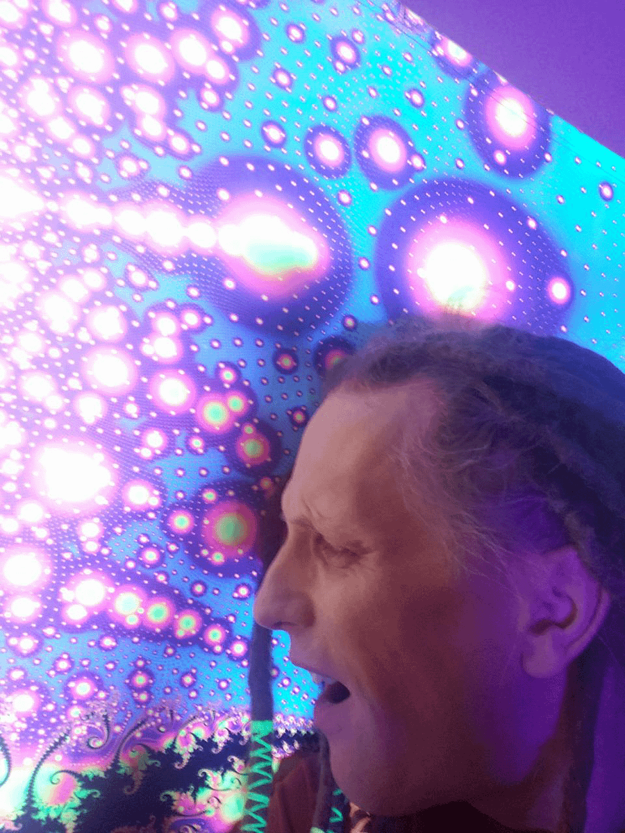 UV fractal tapestry - Galactic Fire product image (1)