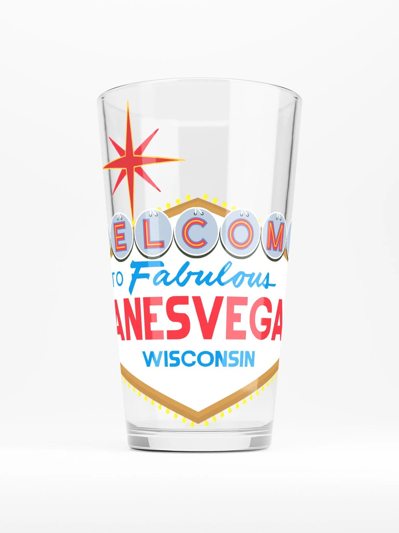 Janesvegas Shaker Pint Glass product image (1)