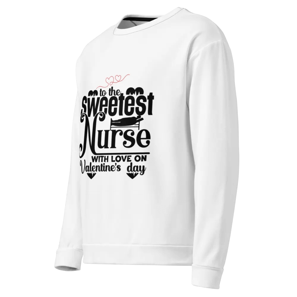Sweetheart Nurse All-Over Print Sweatshirt product image (3)