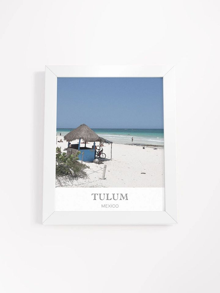Tulum Mexico - Framed High-Quality Matte Poster product image (1)