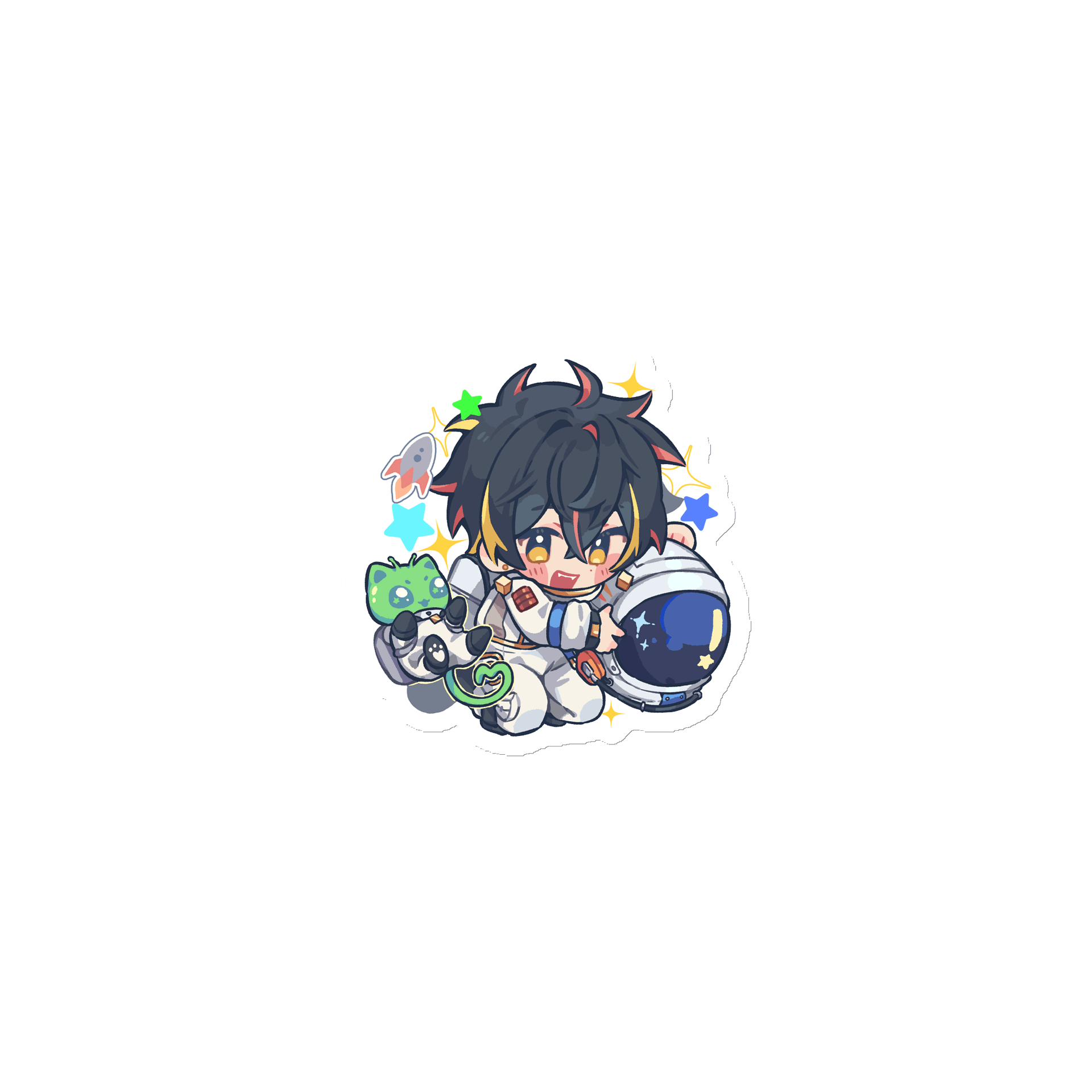 Karbon and Glorp Magnet product image (1)