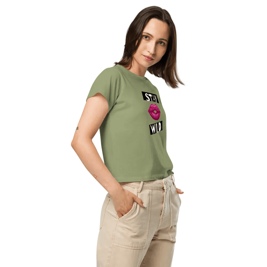 Glitter Lips High-Waisted Tee product image (54)