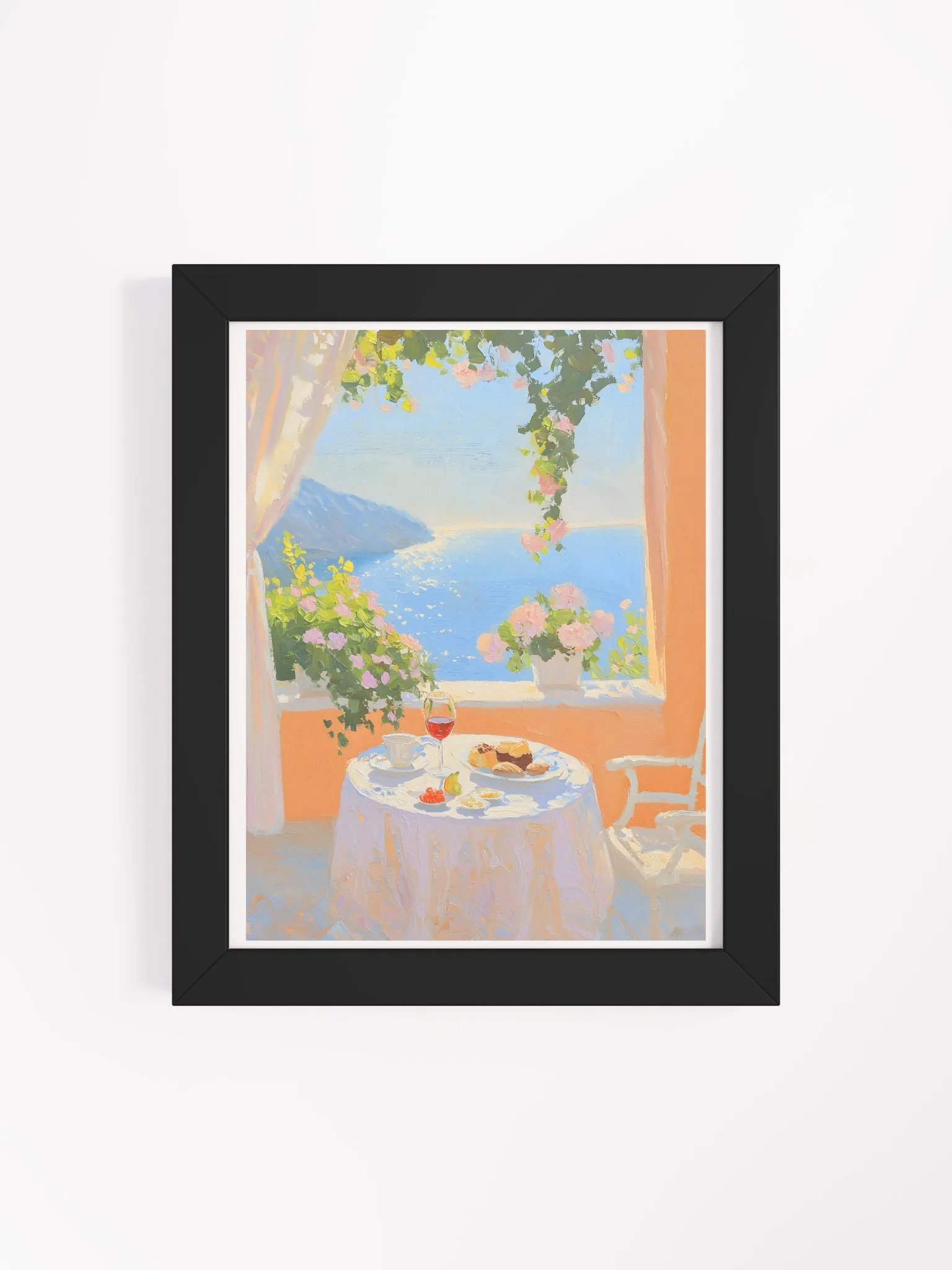 Seaside Serenity Framed Matte Poster Art product image (4)
