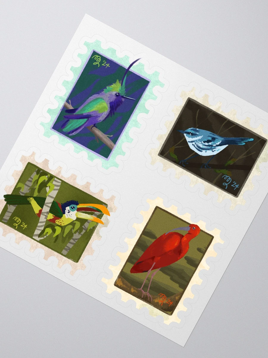 Bird Stamp Stickers Set 02 – Birbfest 2024 product image (2)