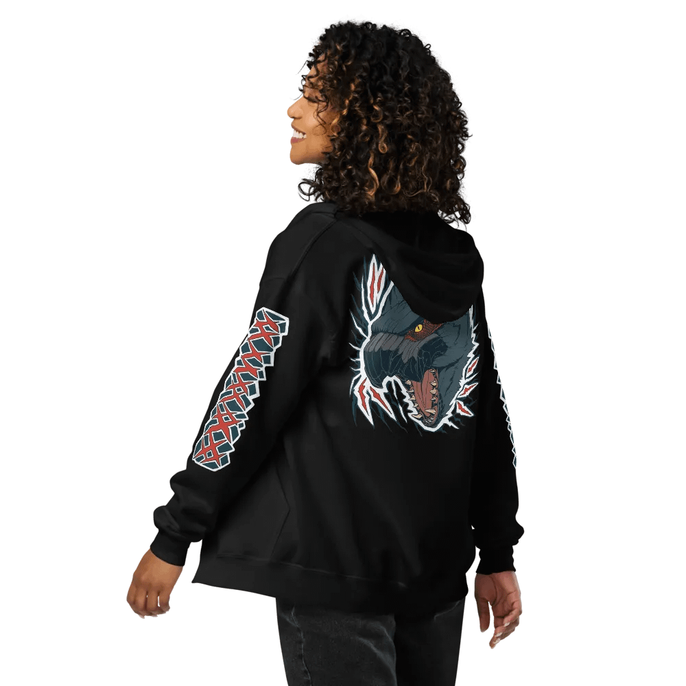 Nargacuga (Alt Design) Zip-Up Hoodie product image (13)