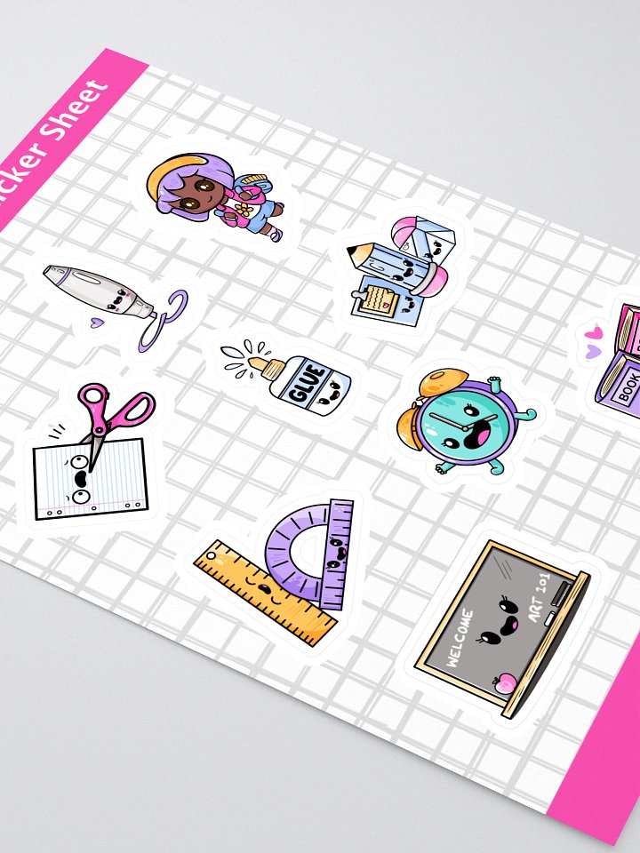 School and Tools Sticker Sheet product image (2)