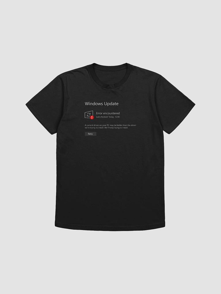 Windows Driver Fail - Cotton Ringspun Tee product image (2)