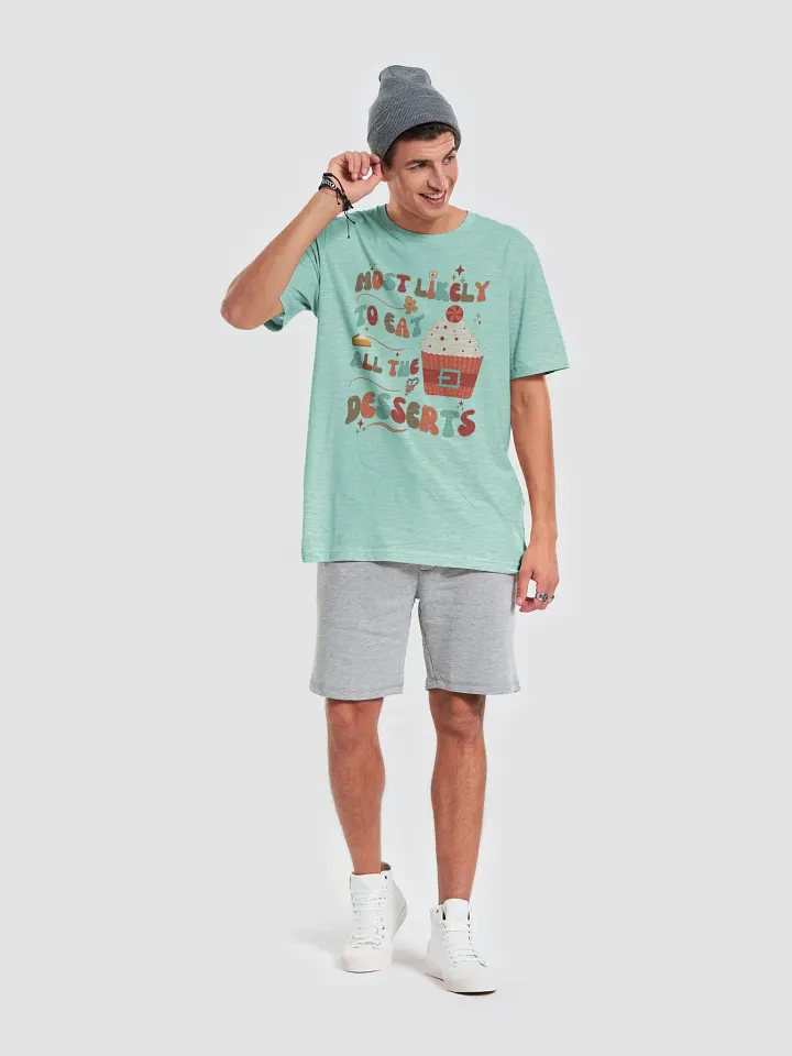 Most Likely to Eat All The Desserts Holiday Tee product image (2)