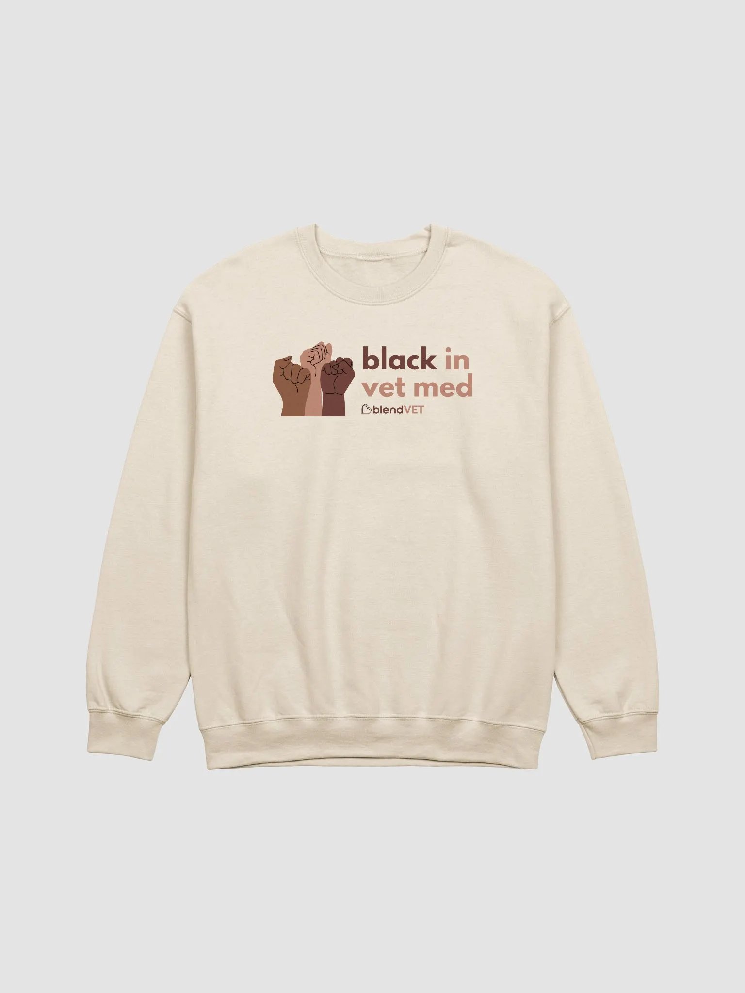 Black in Vet Med Crewneck Sweatshirt product image (3)