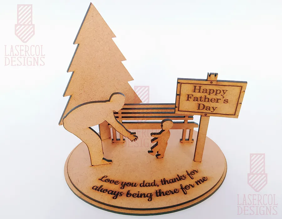 Father's Day Gift Plaque - Laser Cut Files product image (8)