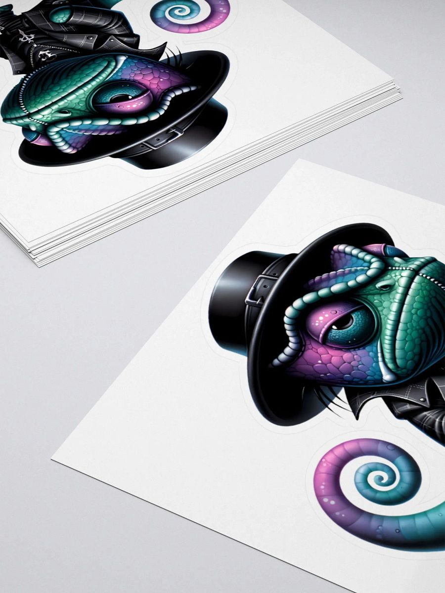 Goth Gecko Sticker Set product image (12)
