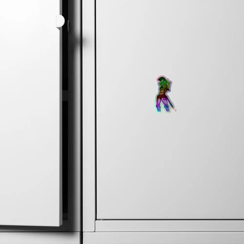 Centurion Waifu Holographic Sticker product image (4)