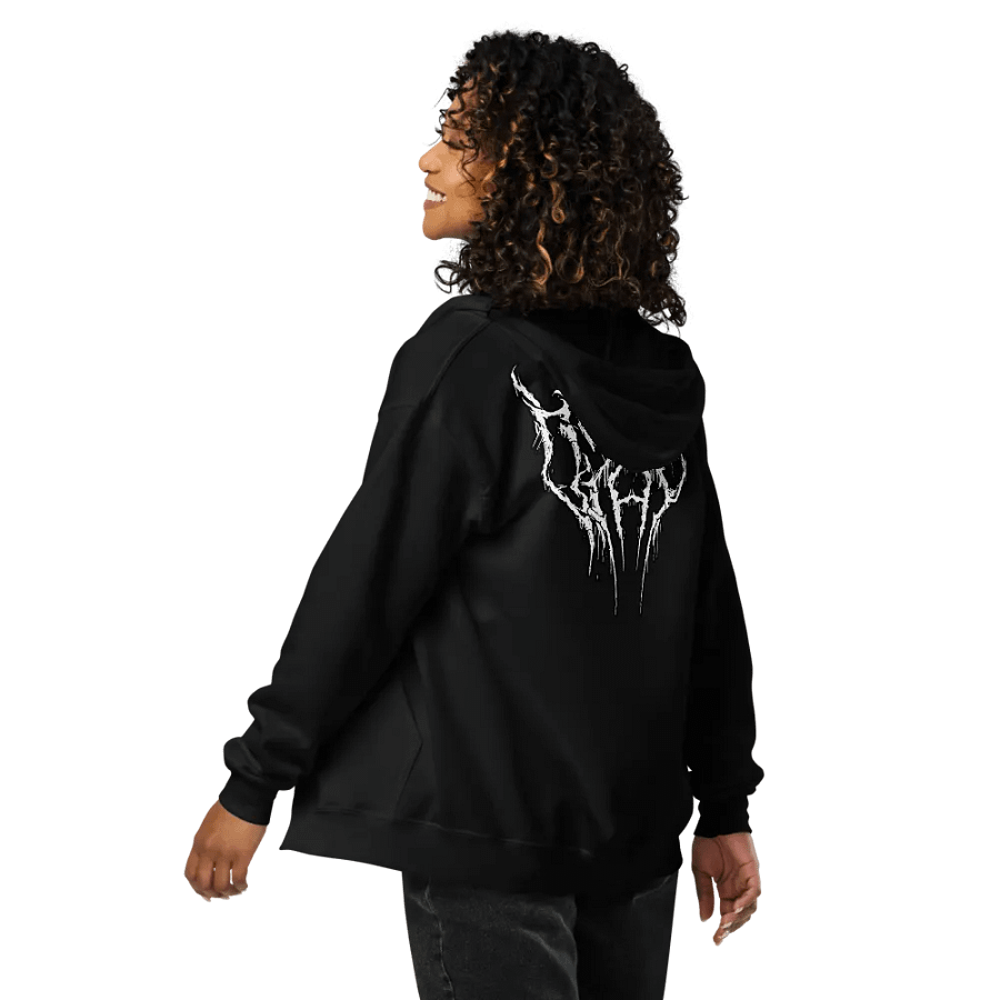 HOLLOWxWAY HOLLOW Heart Zip-Up Hoodie product image (10)