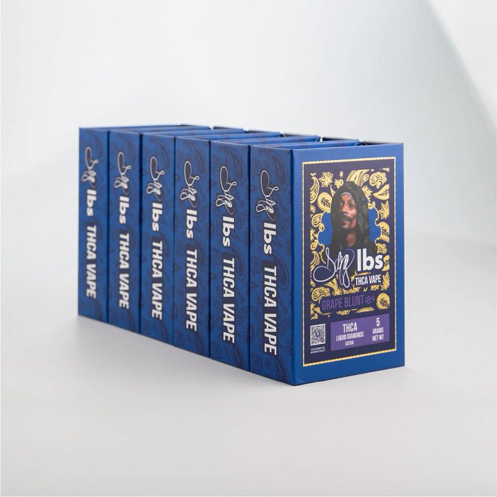 Dogg lbs 5g THCA Vape - Official Brand Disposable Vape - Display of 5 product image (2)