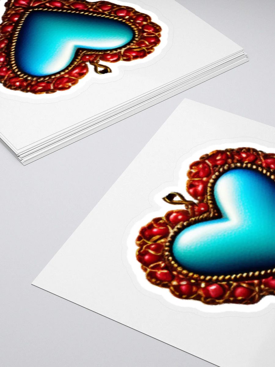 Whimsical Valentine’s Day Heart Sticker product image (4)