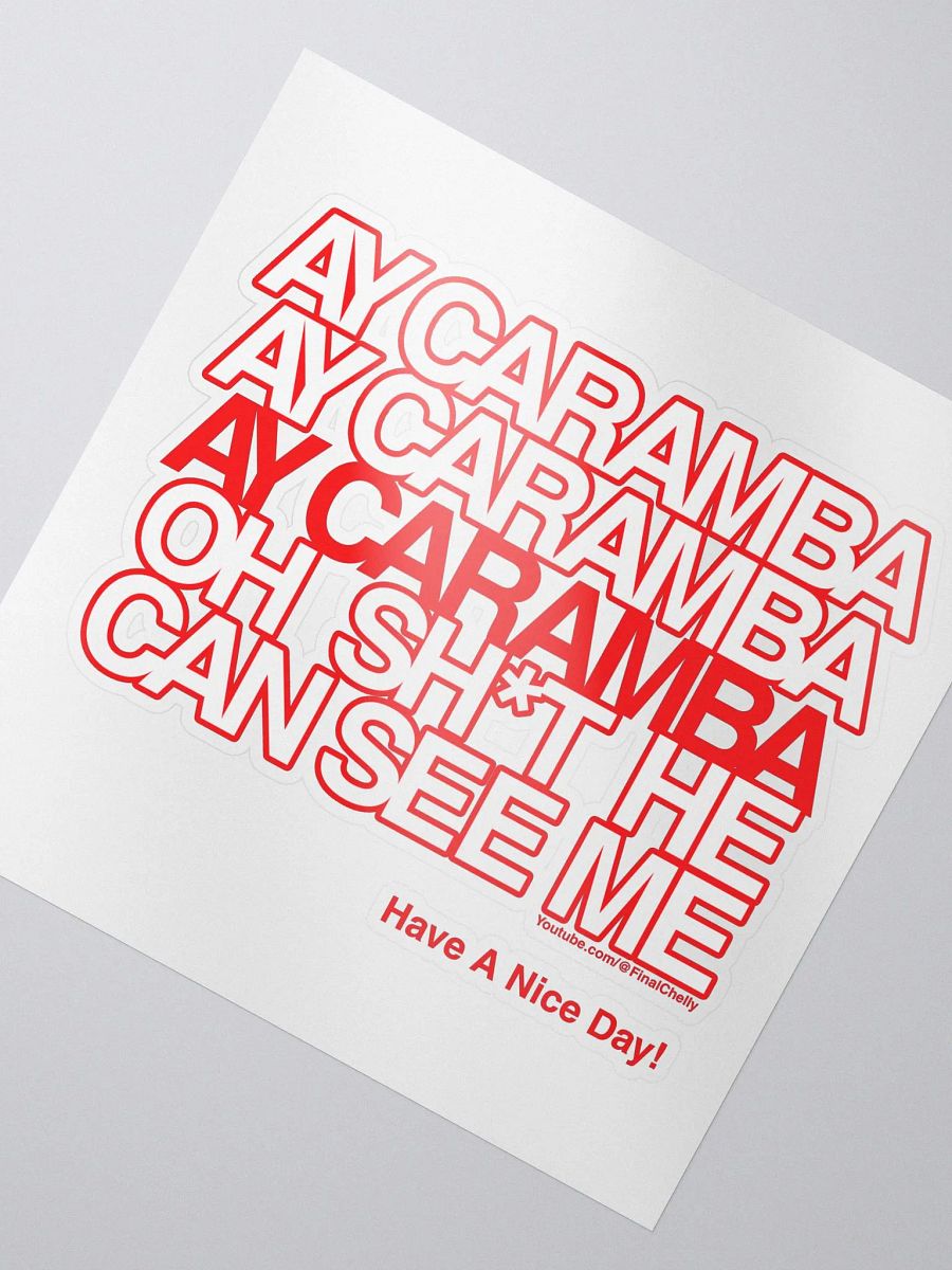 Ay Caramba Sticker product image (2)