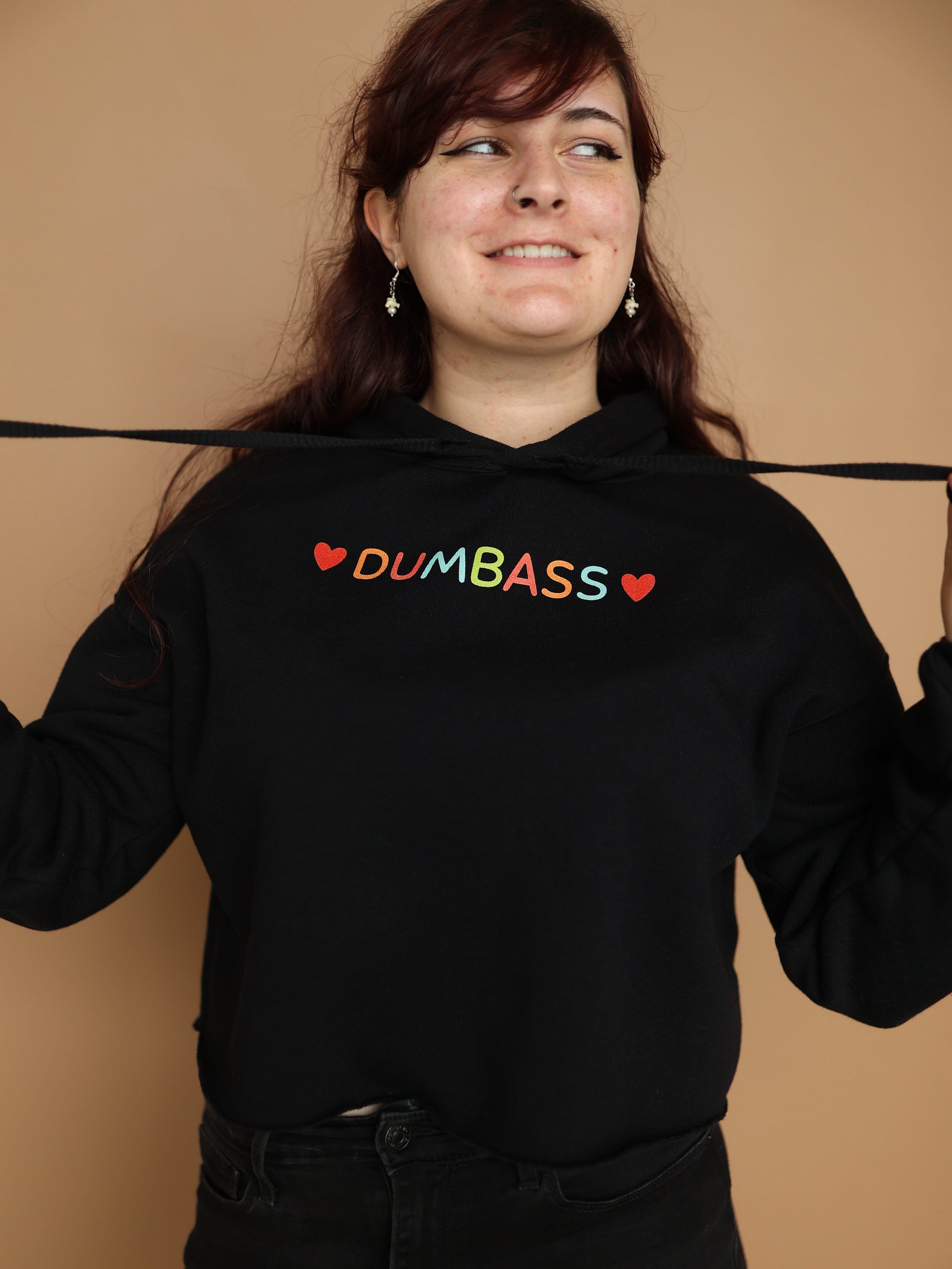 Dumb*ss Cropped Hoodie product image (6)