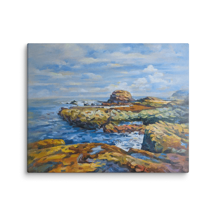 Seaside Landscapes-Oil Painting Canvas Print product image (1)