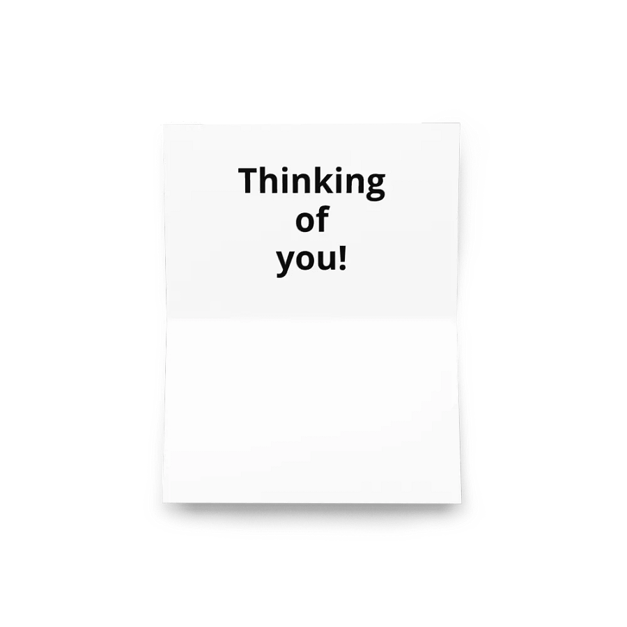 "Thinking of You!" Greeting Card product image (3)
