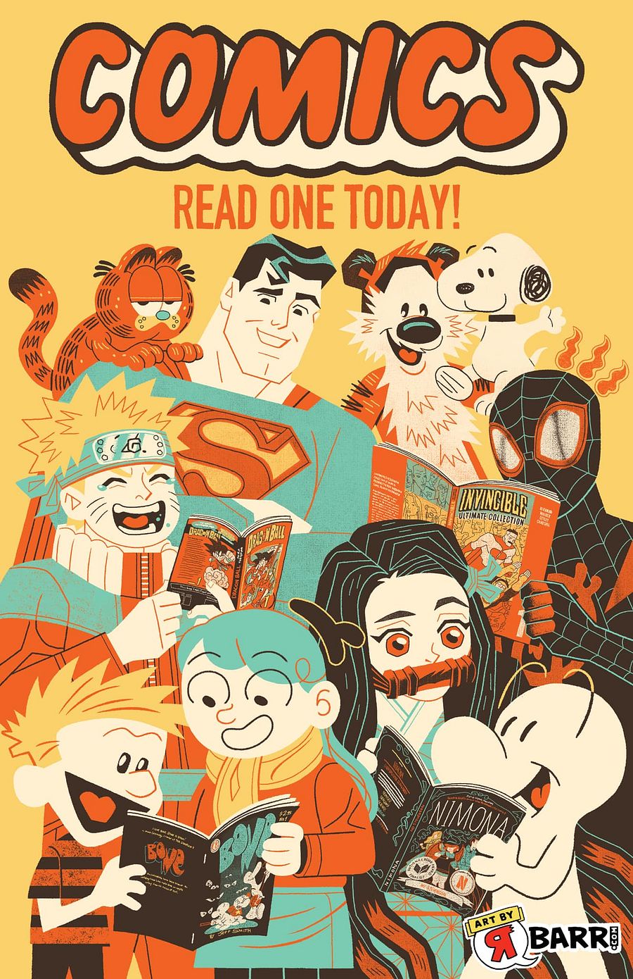 Comics Read One Today Poster product image (1)